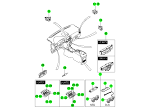 SWITCH & SENSOR - INSTRUMENT PANEL