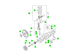 CRANKSHAFT & FLYWHEEL(E28,E32,E36)