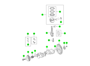 CRANKSHAFT & PISTON(E50)