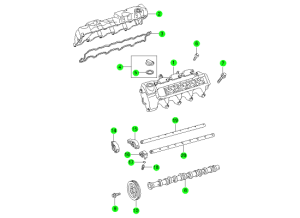 CYLINDER HEAD COVER & CAMSHAFT(E50)