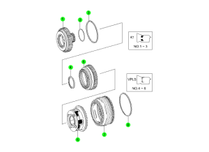 CLUTCH & PLANETARY CARRIER(DC 7A/T)