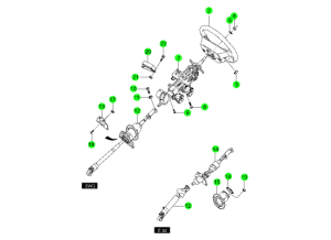 Рулевое колесо и колонка