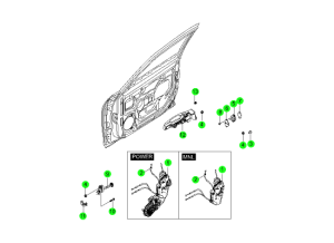 FRONT DOOR OPENING SYSTEM