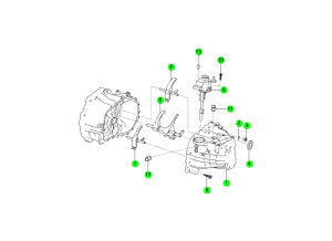 SHIFTER & EXTENSION(6M/T)