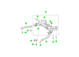 FRT SUB FRAME & MOUNTING