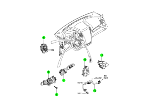 SWITCH & SENSOR - STEERING WHEEL