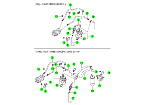 FUEL FILTER & LINE(D20,D27)