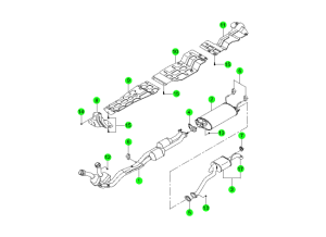 EXHAUST SYSTEM(E28,E32)