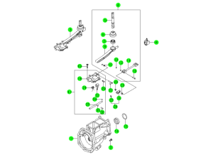 SHIFTER & EXTENTION-T5(4WD)