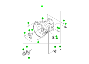 CLUTCH HOUSING-TSM54(M/T,4WD)