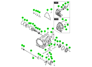 Корпус трансмиссии и компоненты (M78:DSI 6A/T)