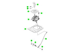 Механизм переключения передач АКПП (DSI 6AT)