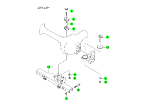 FRONT AXLE MOUNTING(II)