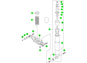 REAR SHOCK ABSORBER(MULTI LINK)