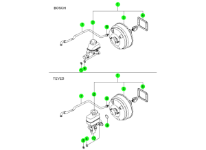 MASTER CYLINDER & BOOSTER(MANDO)