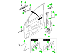 FRONT DOOR OPENING SYSTEM