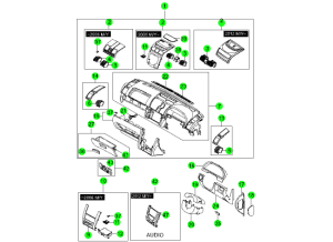 INSTRUMENT PANEL(RHD)